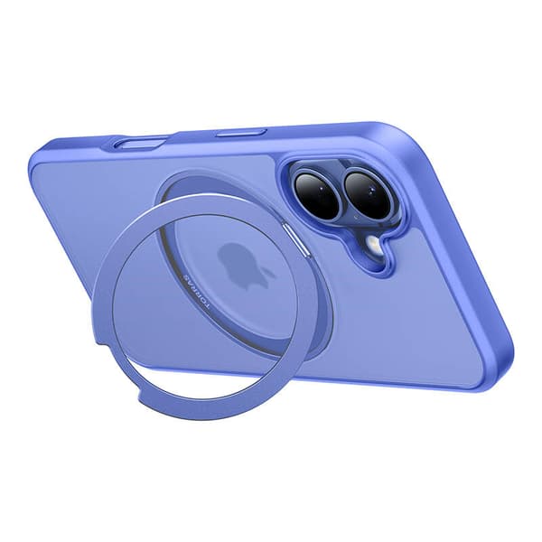 Torras Ostand Pro -kotelo iPhone 16:lle (sininen)