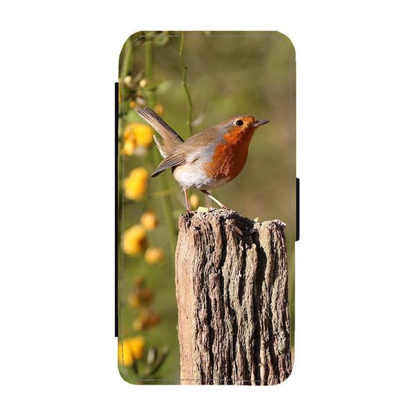 Bird Robin Flip Telefonetui Til iPhone 15