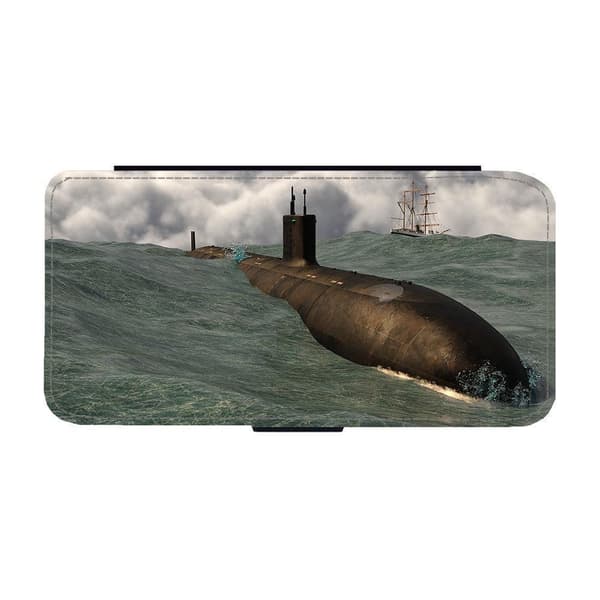 Navy U-boat Käännä Matkapuhelinkotelo iPhone 15 Pro