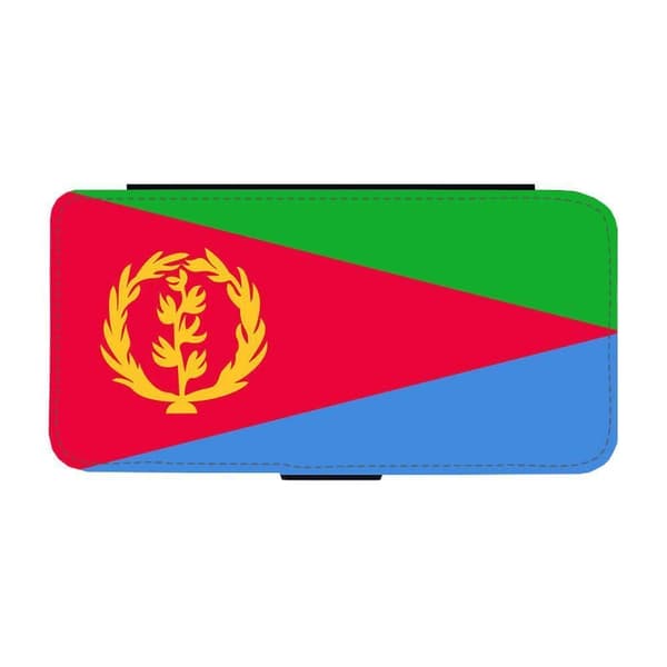 Flag of Eritrea Flip Telefonetui Til iPhone 15 Pro Max
