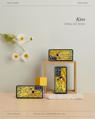 Älypuhelinkotelo Samsung Galaxy S21 Ultra" Kiss Black, iKins
