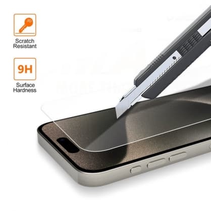 2.5D Normal Clear Glass iPhone 16 Pro Max, Vmax