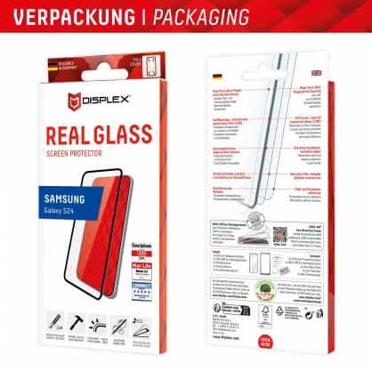Real Glass 3D FC Samsung Galaxy S24, DISPLEX
