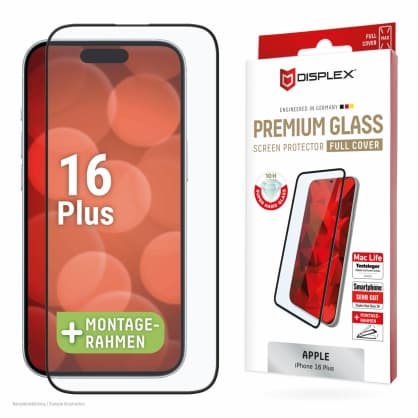 Premium Glass FC iPhone 16 Plus, DISPLEX
