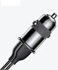 Miniatyrbillede 4 af 11: Mobil DC adapter hånd C-A06 Dual Port Smart Biloplader Sort, Joyroom