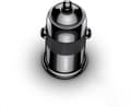 Miniatyrbillede 5 af 11: Mobil DC adapter hånd C-A06 Dual Port Smart Biloplader Sort, Joyroom
