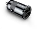 Miniatyrbillede 2 af 11: Mobil DC adapter hånd C-A06 Dual Port Smart Biloplader Sort, Joyroom
