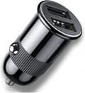 Miniatyrbillede 1 af 11: Mobil DC adapter hånd C-A06 Dual Port Smart Biloplader Sort, Joyroom