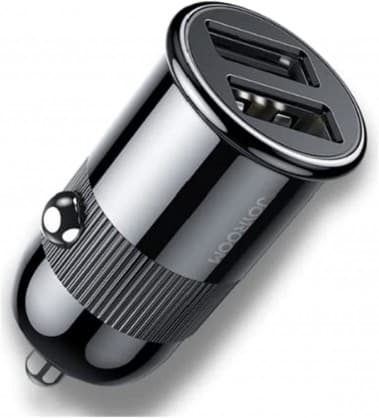 Mobil DC adapter hånd C-A06 Dual Port Smart Biloplader Sort, Joyroom