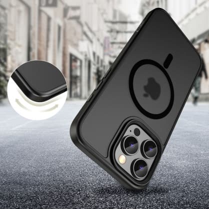 MagMat Magsafe-deksel til iPhone 16 Pro Max" matt svart, Tech-Protect
