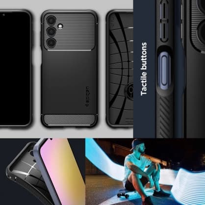 Kestävä panssarikotelo Galaxy A25 5G" musta, Spigen