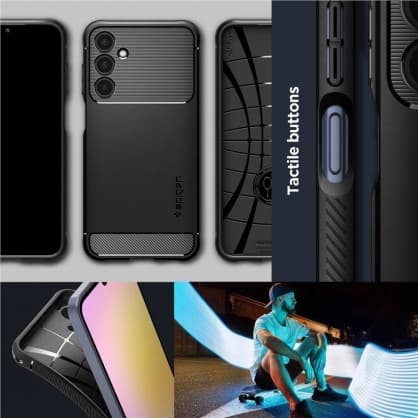 Kestävä panssarikotelo Galaxy A25 5G" musta, Spigen