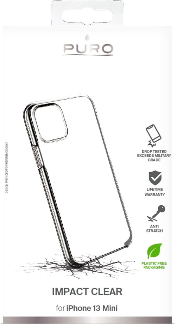 iPhone 13 Mini Impact Clear Cover, Transparent