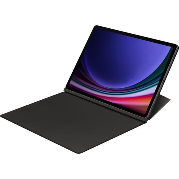 Smart bokomslag - Samsung - Galaxy Tab S9+ - Svart - Skydd - Flera positioner stöd