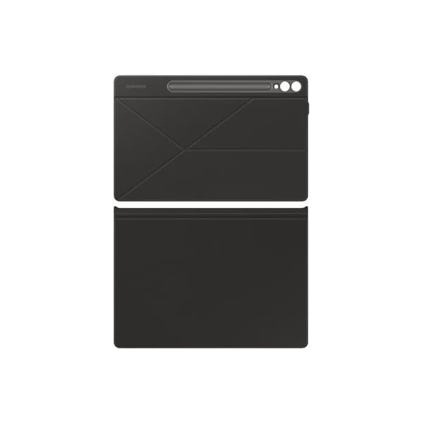 Smart bokomslag - Samsung - Galaxy Tab S9+ - Svart - Skydd - Flera positioner stöd
