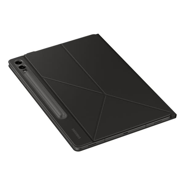 Smart bokomslag - Samsung - Galaxy Tab S9+ - Svart - Skydd - Flera positioner stöd