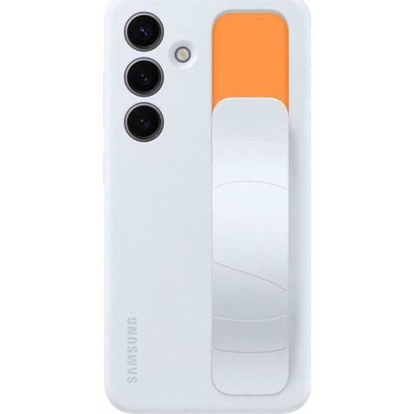 Samsung mobilfodral och skal Silikonfodral med rem för Galaxy S24 Polar Blue