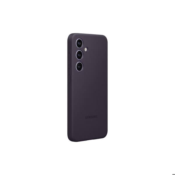 Coque - SAMSUNG - Galaxy S24 - Silikon - Mörklila - Optimal skydd