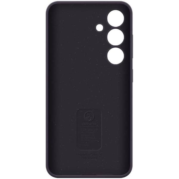 Coque - SAMSUNG - Galaxy S24 - Silikon - Mörklila - Optimal skydd