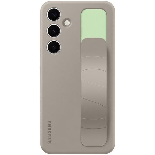 Fodral och etui - SAMSUNG - Galaxy S24+ - Silikon - Rem - Taupe