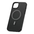 Pikkukuva 3 / 5: Magneettinen puhelinkotelo iPhone 15 Pro Baseus Fauxther -sarjalle (musta)