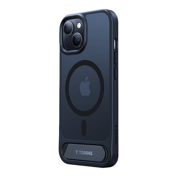 Torras telefoncover Pstand til iPhone 15 (sort)