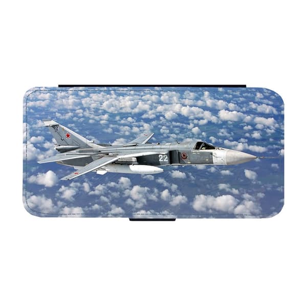 Sukhoi Su-24 Attack Aircraft Flip Telefonetui Til Samsung Galaxy S23+