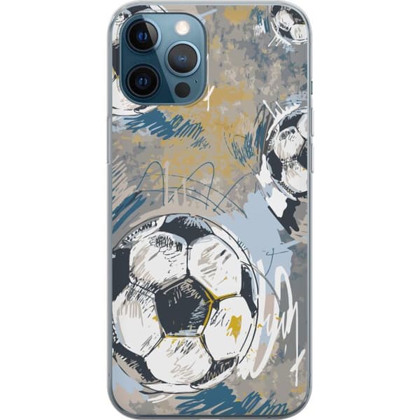 Apple iPhone 12 Pro Gennemsigtig cover Fodbold