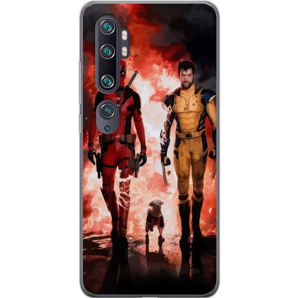 Xiaomi Mi Note 10 Genomskinligt Skal Wolverine Deadpool