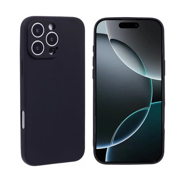 iPhone 16 - Matt TPU case - Skal med linsskydd