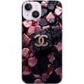 Miniatyrbilde 1 av 3: Apple iPhone 15 Gjennomsiktig deksel Chanel Svart og Rosa