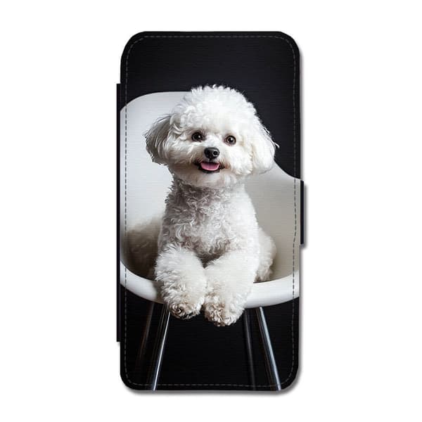 Hund Bichon Frise Samsung Galaxy S24 Ultra Flip Mobilfodral