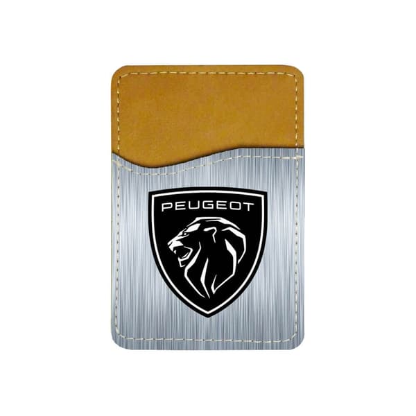 Peugeot 2021 Logo Universal Selvklæbende Mobiltelefon Kortholder