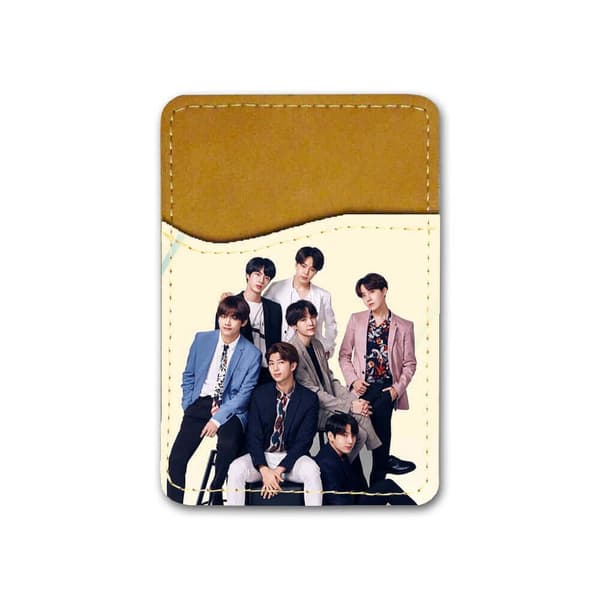 BTS Bangtan Boys Universal Selvklæbende Mobiltelefon Kortholder