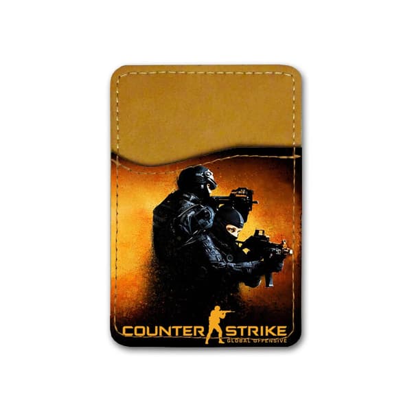 Counter-Strike Global Offensive Universal Selvklæbende Mobiltelefon Kortholder