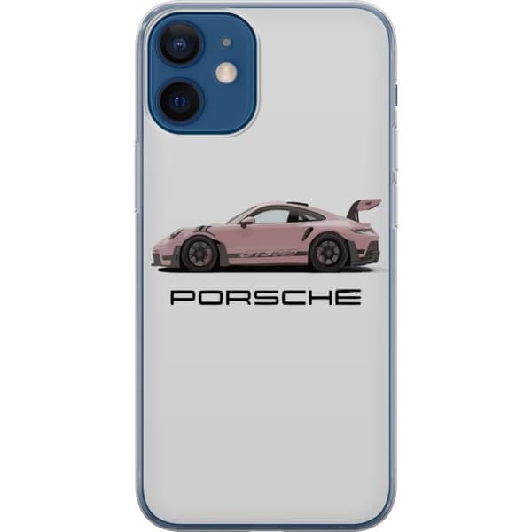 Apple iPhone 12  Läpinäkyvä kuori Porsche 911 Pink