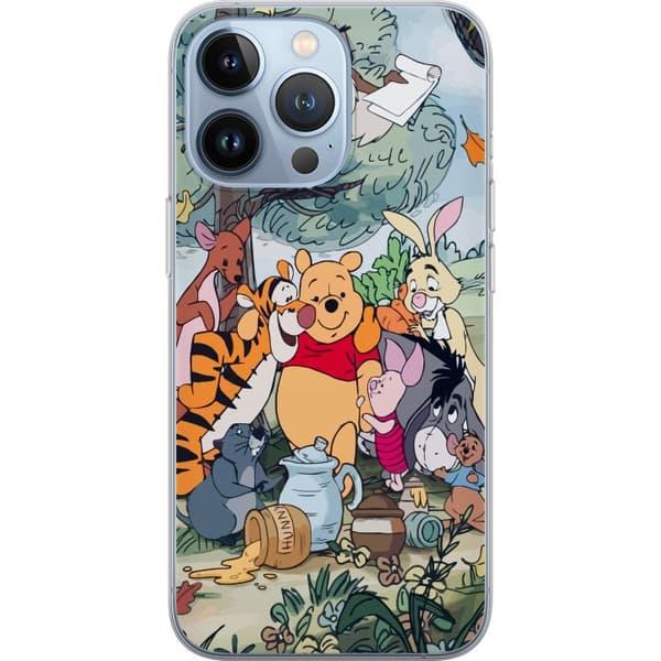 Apple iPhone 13 Pro Läpinäkyvä kuori Nalle Puh ja hänen ystävänsä