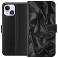Miniatyrbillede 1 af 3: Apple iPhone 14 Plus Tegnebogsetui Silke Sort