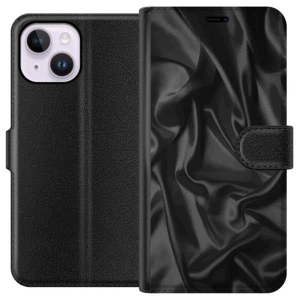Apple iPhone 14 Plus Tegnebogsetui Silke Sort