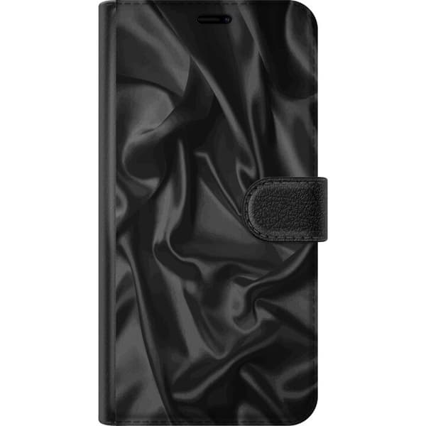 Apple iPhone 16 Lompakkokotelo Silkki Musta