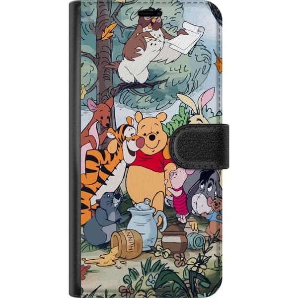 Apple iPhone 16 Pro Plånboksfodral Nalle Puh och hans vänner