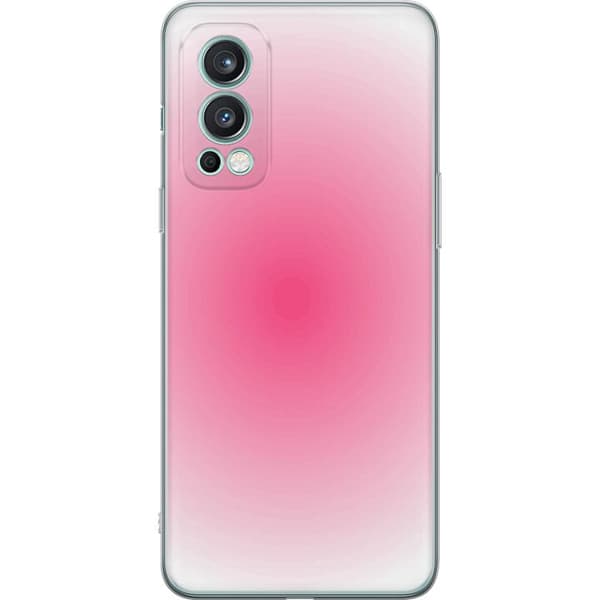OnePlus Nord 2 5G Gjennomsiktig deksel Rosa Sky