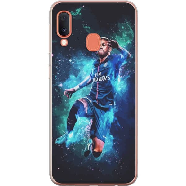 Samsung Galaxy A20e Läpinäkyvä kuori Neymar