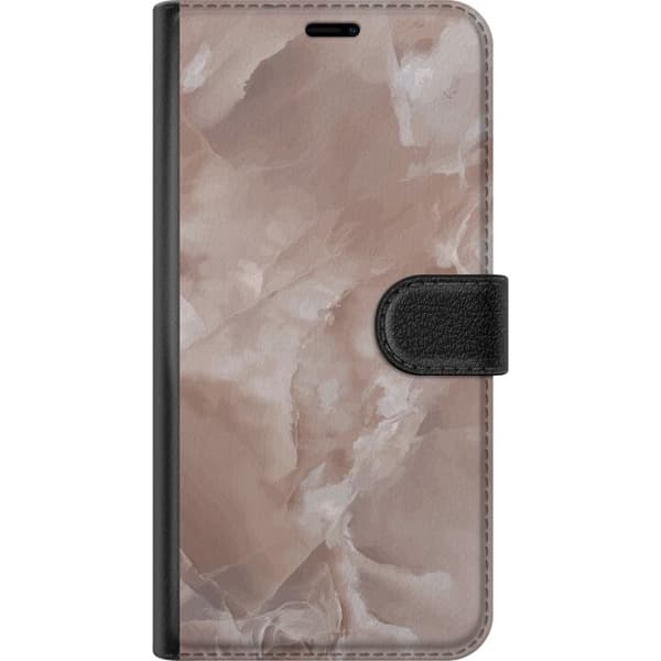 Samsung Galaxy A35 Lompakkokotelo Marmori Vaaleanpunainen