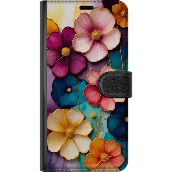 Samsung Galaxy A52 5G Lommeboketui Blomster Farger
