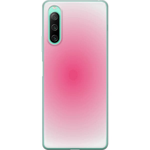 Sony Xperia 10 IV Gjennomsiktig deksel Rosa Sky