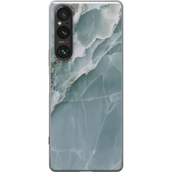 Sony Xperia 1 V Läpinäkyvä kuori Marmori Jäävuori