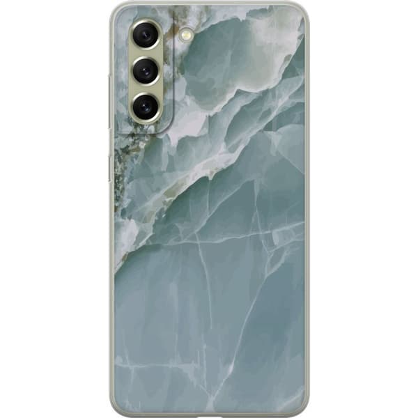 Samsung Galaxy S21 FE 5G Gjennomsiktig deksel Marmor Isfjell