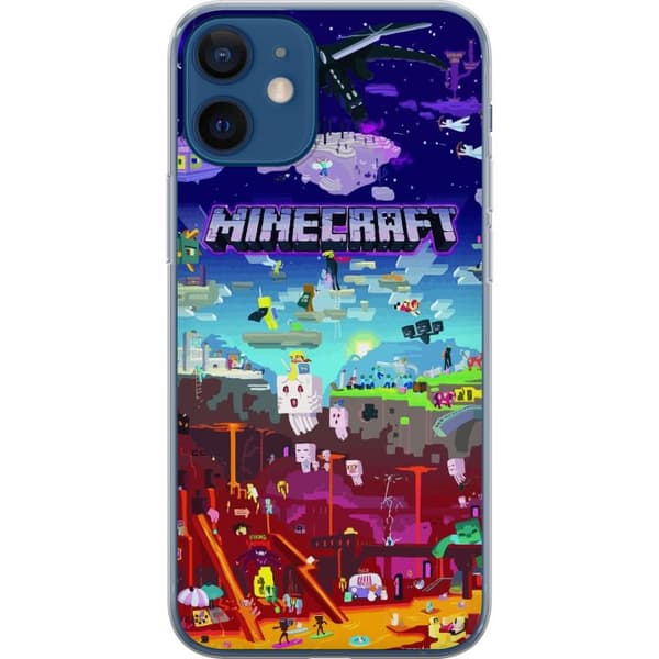 Apple iPhone 12  Gennemsigtig cover Minecraft