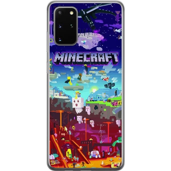 Samsung Galaxy S20+ Genomskinligt Skal Minecraft